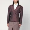 Dries Van Noten Bohana Blazer Jacket Jackets Bordeaux