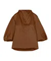 Dries Van Noten Butterfly Sleeve Top In Brown