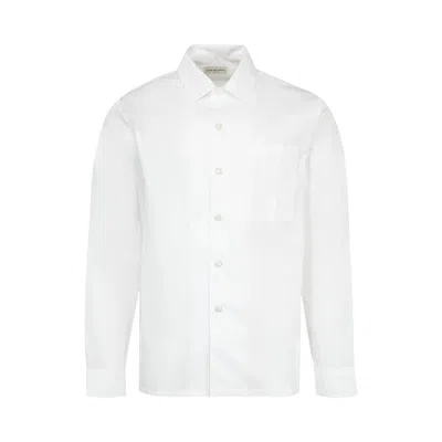 Pre-owned Dries Van Noten Button Down Shirt 'white' | Men's Size 44