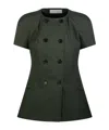 Dries Van Noten Button Jacket In Green