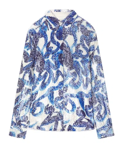 Dries Van Noten Button Long-sleeved Shirt In Multi