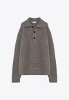 DRIES VAN NOTEN BUTTONED WOOL SWEATER