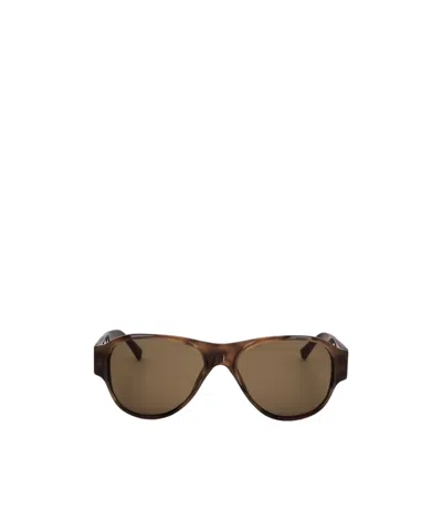 Dries Van Noten By Linda Farrow Sunglasses In Brown