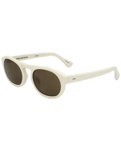 Dries Van Noten By Linda Farrow Unisex Dvn38 50mm Sunglasses In Neutral