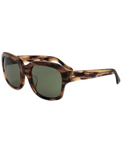Dries Van Noten By Linda Farrow Unisex Dvn47l 54mm Sunglasses In Brown