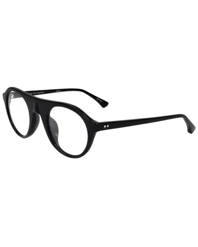 Dries Van Noten By Linda Farrow Unisex Dvn63 49mm Optical Frames In Black