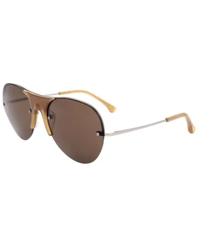 Dries Van Noten By Linda Farrow Unisex Dvn71l 60mm Sunglasses In Brown