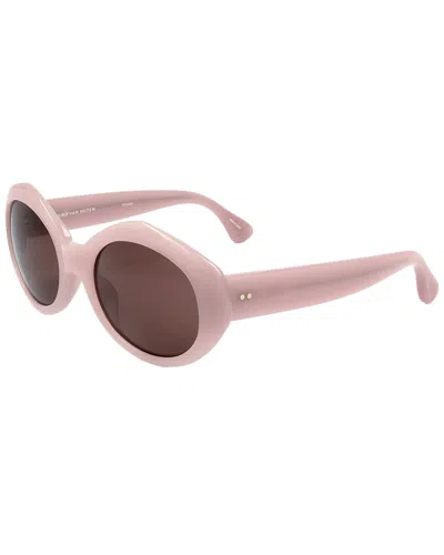 Dries Van Noten By Linda Farrow Women's Dvn44 55mm Sunglasses In Pink