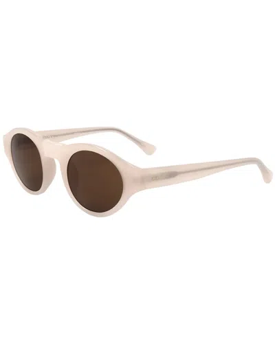 Dries Van Noten By Linda Farrow Women's Dvn62 47mm Sunglasses In Neutral