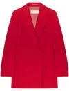 Dries Van Noten Women Byla Wool Double-breasted Fitted Blazer