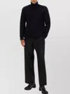 Dries Van Noten Cable Knit Turtleneck Sweater For Everyday Wear In Black