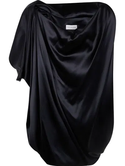 Dries Van Noten Calant Top By  In Black