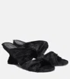 Dries Van Noten 75mm Pony-hair Sculpted-heel Sandals In Black