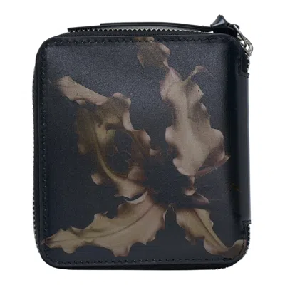 Dries Van Noten Calf Leather Zip Around Wallet
