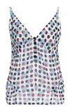 Dries Van Noten Caliya Polka-dot Georgette Top In Multi