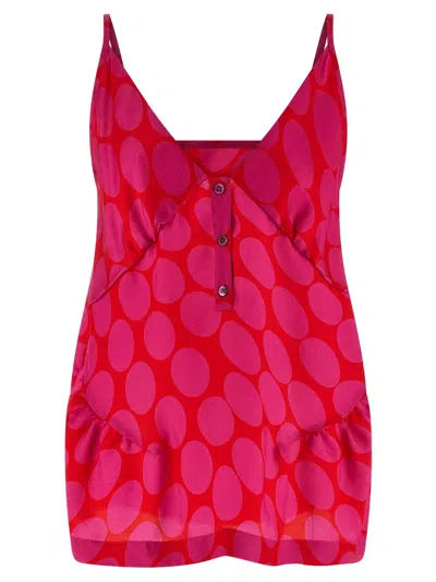 Dries Van Noten Caliya Tunic In Red
