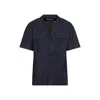 Dries Van Noten Cameron Short-sleeved Shirt In Black
