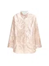 Dries Van Noten Camicia A Sbuffo In Beige