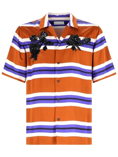 Dries Van Noten Camicia "carltone" In Yellow