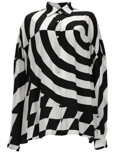 Dries Van Noten Camicia Casia In Black