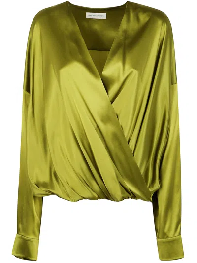 Dries Van Noten Hooded Bicolor Shearling Parka