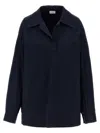 Dries Van Noten Collared Neck Long Sleeves Plain Pattern Blouse