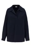 Dries Van Noten Collared Neck Long Sleeves Plain Pattern Blouse