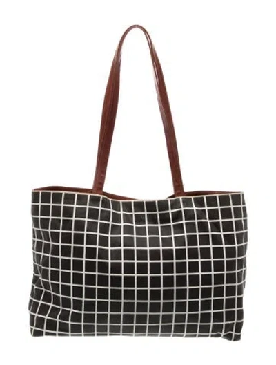 Pre-owned Dries Van Noten Canvas Tote In Gray