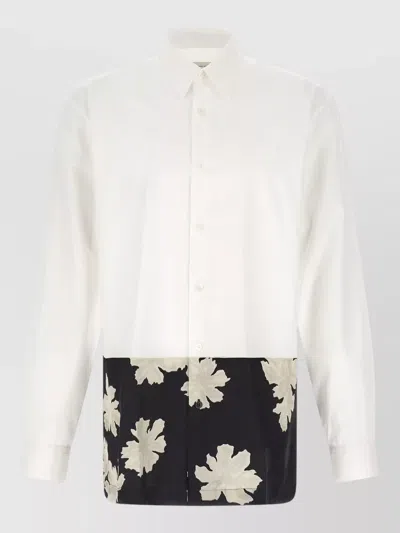 Dries Van Noten Capero Shirt Long Sleeves Button Collar In White