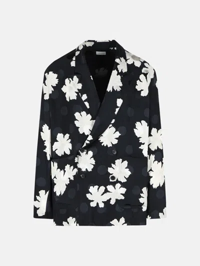 Dries Van Noten 'caplans' Black Viscose Blazer