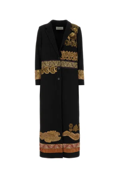 Dries Van Noten Cappotto In Black