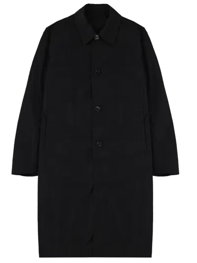 Dries Van Noten Neutrals Rankles Knee-length Polyamide Parka In Black