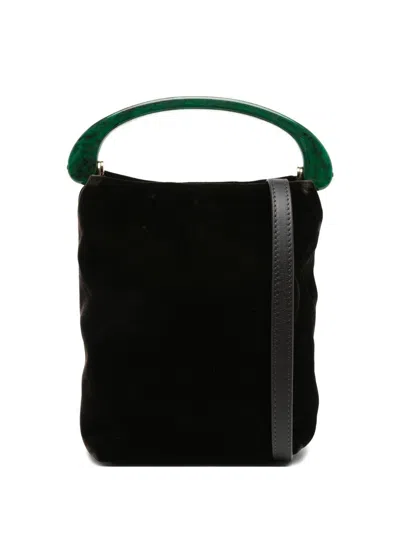 Dries Van Noten Capsule Leather Crossbody Bag In Brown