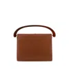 Dries Van Noten Caramel Leather Handbag In Brown