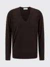Dries Van Noten Brown Fine Merino Wool Loose-fit Sweater In Brown