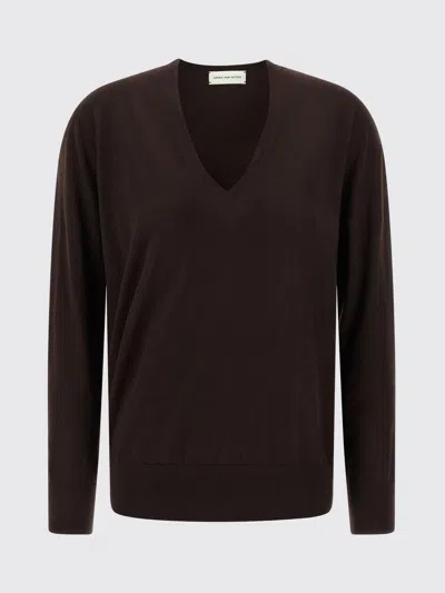 DRIES VAN NOTEN SWEATER DRIES VAN NOTEN WOMAN COLOR BROWN,H42591032