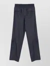 Dries Van Noten Cargo Drawstring Waistband Cotton Trousers In Grey