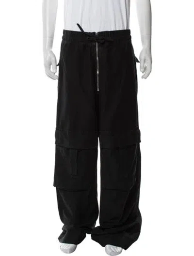 Pre-owned Dries Van Noten Cargo Pants In Black
