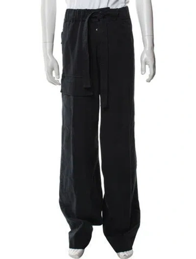 Pre-owned Dries Van Noten Cargo Pants In Blue
