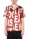 Dries Van Noten Man Shirt Burgundy Size 40 Viscose In Red