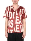 Dries Van Noten Man Shirt Burgundy Size 40 Viscose In Red