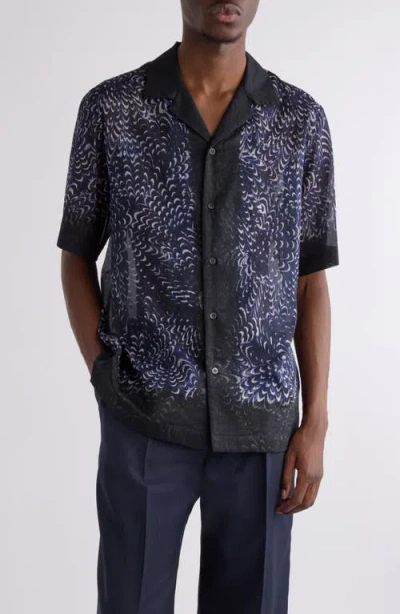 DRIES VAN NOTEN DRIES VAN NOTEN CARLTONE PRINT CAMP SHIRT