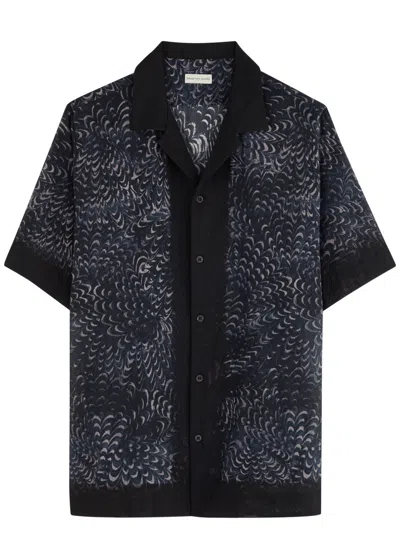 DRIES VAN NOTEN DRIES VAN NOTEN CARLTONE PRINTED COTTON VOILE SHIRT