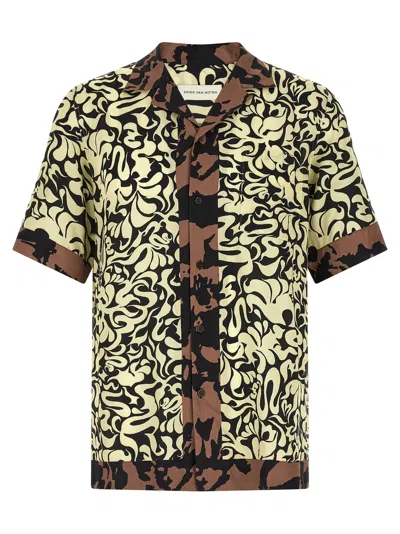 Dries Van Noten Carltone Shirt And Blouse Multicolor In Brown