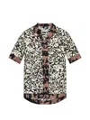 Dries Van Noten Short-sleeve Abstract Pattern Shirt With Camp Collar In Multi