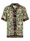Dries Van Noten Short-sleeve Abstract Pattern Shirt With Camp Collar In Multi