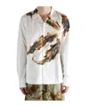 Dries Van Noten Carlty Embellished Shirt In White