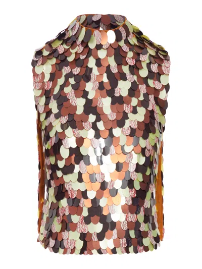 Dries Van Noten Carmasa Embroidered Top In Multi