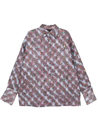 DRIES VAN NOTEN CARTAN EMBROIDERED SHIRT