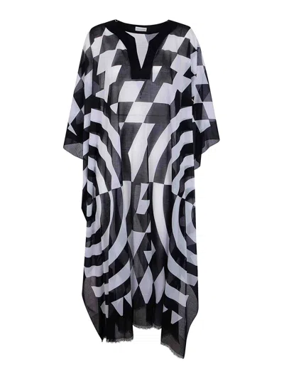 Dries Van Noten Cartland Long Kaftano Shirt In Black